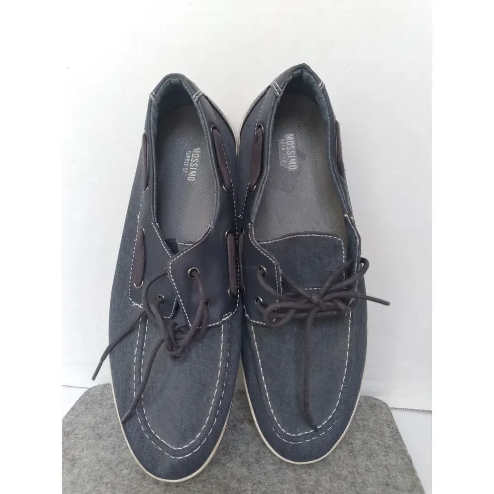 Mossimo Supply Co. Denim Boat Shoes Casual‎ Loafers Comfort Size?
